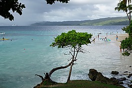 levantado,海滩,加勒比