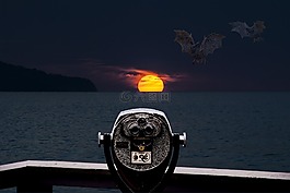 日落,黃昏,abendstimmung