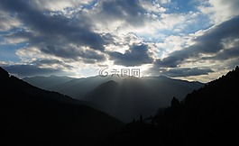 陽光,景觀,光