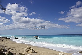 海,藍色,水