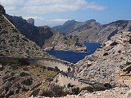 山景觀,馬洛卡,海