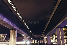 橋,燈,城市