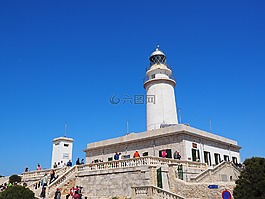 灯塔,章 formentor,马洛卡
