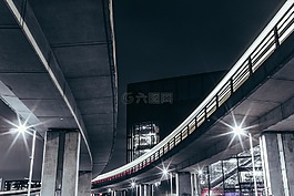 橋,燈,城市