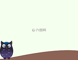 貓頭鷹,薄荷藍,背景