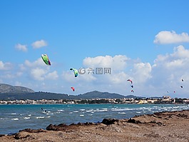 kitesurfer,体育,海