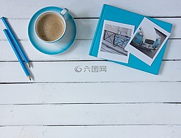 咖啡,鉛筆,照片