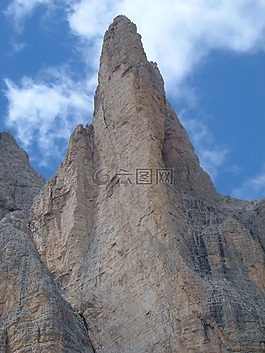 山,高峰,白云巖