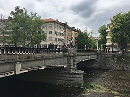 橋,河,城市