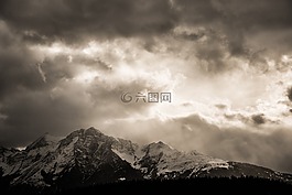 山,景觀,土地