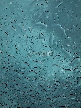 雨,滴,玻璃