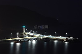 ahgyeong,码头,灯塔