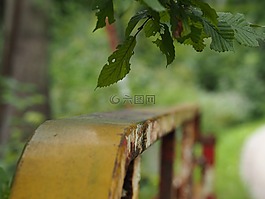 欄桿,橋,鐵