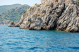 巖,海,山