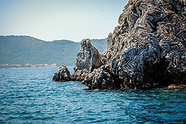 巖,海,山
