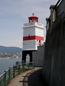 燈塔,海塘,海