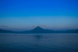 山,云,天空