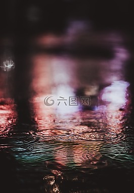 水,黑暗,夜