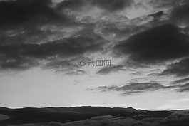 云,天空,灰