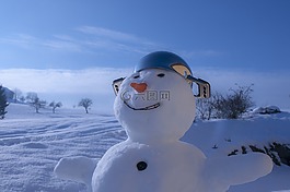 雪人,雪,男子