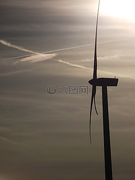 风电,风能,天空