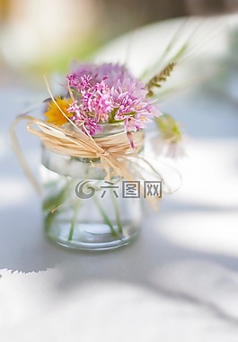 鮮花,玻璃,玻璃