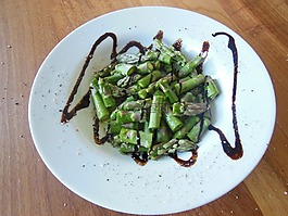 蘆筍,沙拉,醋