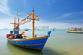 船,泰国,该岛
