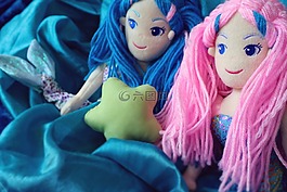 美人魚,海,玩具