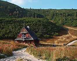 波蘭上塔特拉山,山寨,老