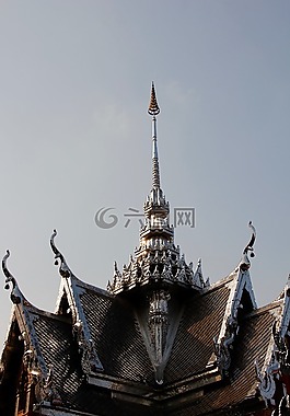 泰國,曼谷,廟