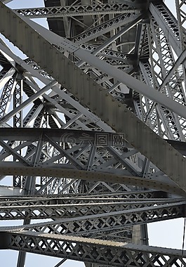 橋,管道,行