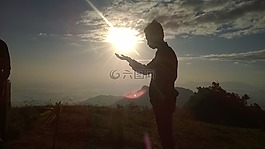 光,太阳,早上