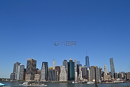 曼哈頓,天際線,景觀