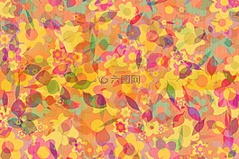 鮮花,葉子,秋季