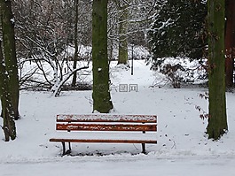 工作臺,冬季,雪