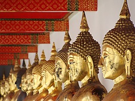 佛教,雕像,關(guān)閉