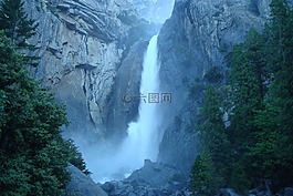 大瀑布,优胜美地,公园