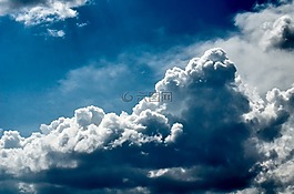 天空,云,藍色