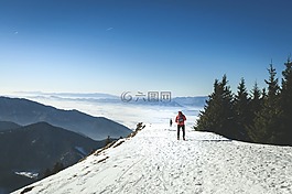 雪,冬天,白
