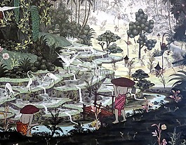 繪畫,表,巴厘島