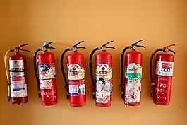 滅火器,安全,保護