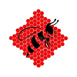 蜜蜂,徽标,蜂窝