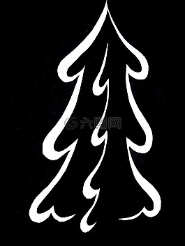 藝術(shù),側(cè)影,圣誕樹