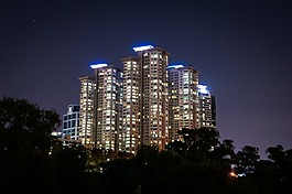 建設(shè),夜,夜景