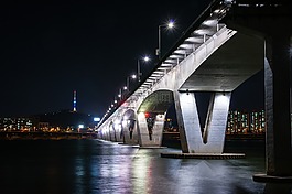 橋,漢城,河