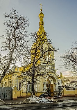 敖德薩,tserkov,冬季