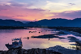 女王,吻,大海