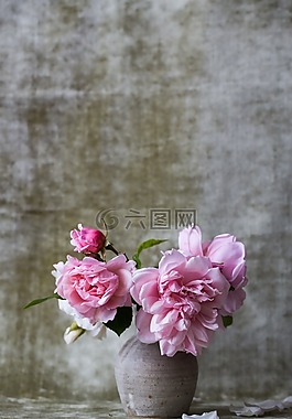玫瑰,束,花束