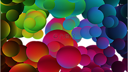 球,3d,泡沫